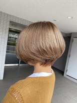 エンリー(ENlee)&nbsp;【川瀬莉穂】ミルクティーベージュ×ショート