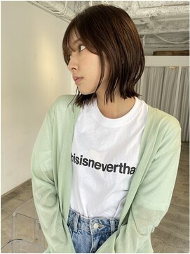 ヘアサロンエムフィス 池袋東口(HAIR SALON M Fe's) 切りっぱなしボブ