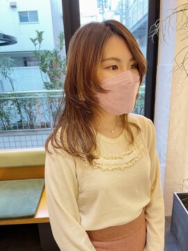 エイゾー(EIZO) 【水倉】表参道/レイヤーカット/フェイスレイヤー/ハイライト