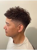デルフィーノの外国人風フェードカット