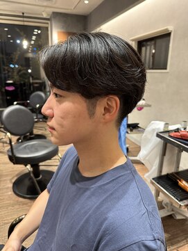 アンシェル(UNCHEL) 韓国風センターパートダウンパーマカルマパーマ