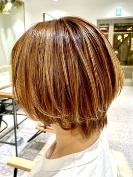 ゼストララ(ZEST Lara) 【YUICHI】ハイライト×丸みショート【吉祥寺】