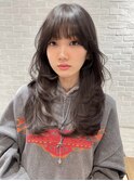 ロングレイヤーカット／ウルフカット／前髪パーマ/20代30代40代
