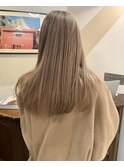 ミルクティーベージュダブルカラーインナーカラーケアブリーチ