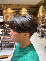 インアンドヤング(in&yang)&nbsp;韓国ショートセンターパートカルマパーマニュアンスパーマ