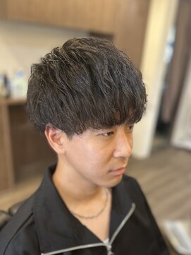 ジェイソン(JASON) 【王道メンズヘア】ツイスパツーブロックナチュラルショート