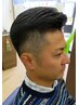 【頭皮ケア】カット+顔剃り+頭皮クレンジング+トリートメント ￥7,000→6,300