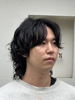 コキャン(COQUIN)&nbsp;センターパートウルフ　メンズミディアム