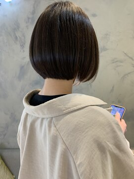 アヴァンス プロデュース バイ エガオ 大阪梅田店(AVANCE. PRODUCED by EGAO) 首が長く見えるボブ＋大人のボブ【髪質改善カラー】AVANCE