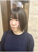 小顔カットボブウルフ