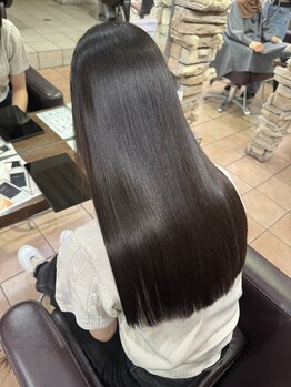 リー 甲子園(Lee)の写真/【髪質改善/Aujua取扱い】髪の状態に合わせてオーダーメイドのケア♪艶がいつものカラーも更に映えさせる！