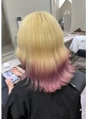 ブロンドデザインカラー