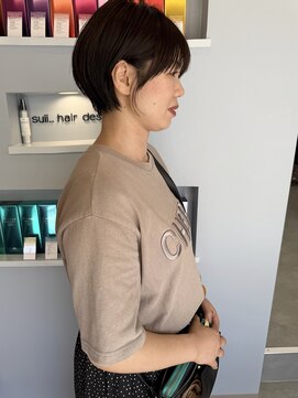スイヘアデザイン 久留米(suii.. hair design) 丸みショート/久留米/オージュア/NOBU