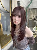 ハッシュカット/ワンホンヘア/韓国ヘア/前髪/レイヤー/原宿