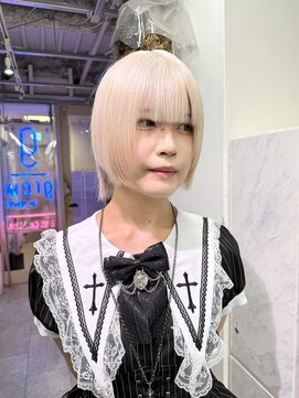 グロウ 渋谷(grow) 【ホワイトブロンド／ショートレイヤー】