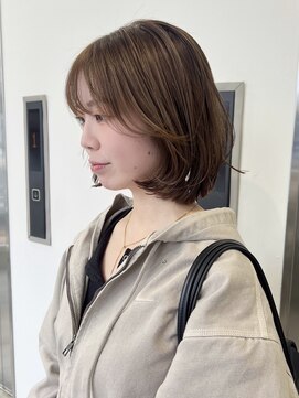 ソピ バイ インビテーション(sopi by invitation) Rinaニュアンスボブ/癖毛風ヘア