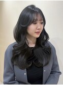 【韓国風レイヤーカット】抜け感×小顔バランスヘア/奈良