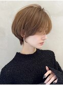 黒髪カタログ/ショート/オリーブグレー/小顔に見せるヘア☆182