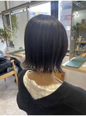切りっぱなしボブ