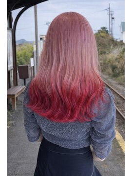 リアンドコー(Re&co) mai/ピンクグラデーション/Wカラー/ピンクカラー