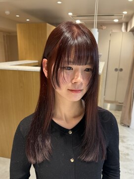 ケシキ 表参道 原宿(kesiki.) ミディアムレイヤー/顔周りレイヤー/透明感カラー