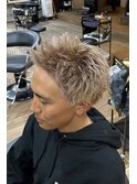 ミルクティーベージュスパイキーショート