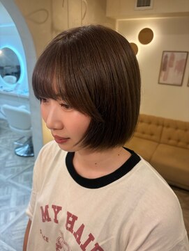 ラヴィズム 栄店(LUVISM) 栄/矢場町/レイヤー/顔周りレイヤー/顔周りカット/グレージュ