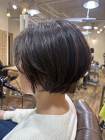 トータルビューティーサロン プリエ(prier)&nbsp;40代～の白髪染め×しみる人ノンジアミンカラー　丸みショート