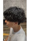【清潔感 UP】メンズパーマ+眉毛Wax 