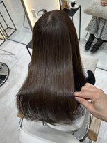 ジーナ 吉塚(Zina)&nbsp;透け感 ショコラグレージュ【福田れん】吉塚美容室 髪質改善