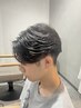 【毛流れパーマ◎】MEN'Sカット+フェザーパーマ+眉毛カット ￥10000