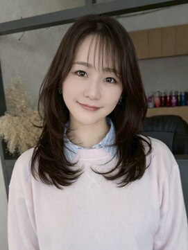 エトワ 中央店(etoi) 大分ミディアムボブレイヤー軽め韓国レイヤーくびれスタイル