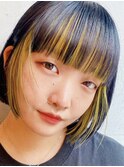 20代30代◎夏カラー×インナーカラー/小顔レイヤー/ボブ