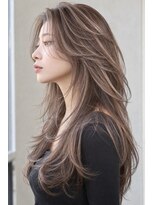 ネイヴスヘアー 香椎照葉店(Neivs Hair)&nbsp;重軽MIXバタフライレイヤー×ハイライトロング