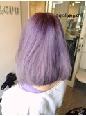 ラベンダーグラデーションボブ