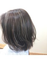 エイト プラット 渋谷2号店(EIGHT plat)&nbsp;EIGHTplat【エイト プラット】ボブ×とろみハイライトグレージュ