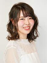 ウェーヴ アズシュガー 浜松佐藤店(wave as sugar)&nbsp;〈wave佐藤店〉似合わせカット　ショコラベージュくびれカール