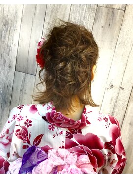 ヘアースペース ムーン(Hair Space MOON) ゆかたの着付けとヘアセットは岡山表町のヘアースペースムーンへ