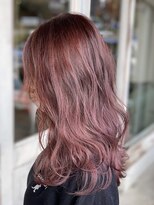 ナンバー(number+)&nbsp;透明感カラー★ダブルカラーブリーチピンクラベンダー