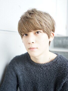 ニット 銀座(knit) メンズナチュラルマッシュ【knit 銀座 荒柄ノエル】