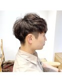 【Chill】外国人風サイドグラデーションスリークショート渋谷◎