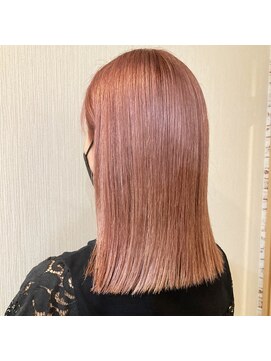 ハレ(Hare) ホワイトピンクミディ