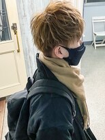 フレームプラス 御堂筋難波店(FRAME +)&nbsp;【FRAME/難波/全席個室】束感カットツーブロックマッシュベース