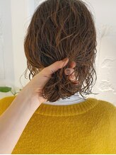 【後れ毛】で作る、無造作な"色っぽさ"《ボブパーマ/パーマ/前髪カット/顔周り/レイヤーカット/吉祥寺》