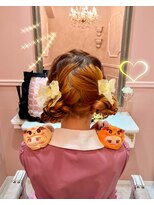 グルーヴ グルーヴ フェエリー(groove groove feerie)&nbsp;【ヘアセット】ツインおまんじゅうだんごスタイル