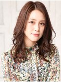 大人可愛い20代30代40代小顔  ココアベージュJ4