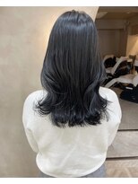 ラヴィズム 名駅店(LUVISM) 韓国風くびれミディアム ダブルカラー 10代20代