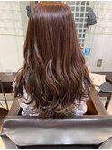 美髪イルミナカラー　ピンクベージュ