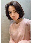 ナチュラルな大人ボブ