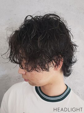 ソーエン ヘアー エイト 札幌駅前店(soen hair eight by HEADLIGHT) メンズパーマ×ウルフカット_743m1590